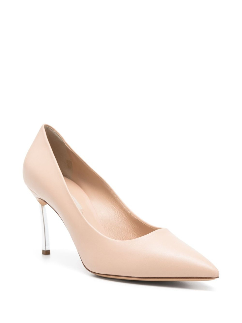 CASADEI 90mm leather pumps outlook