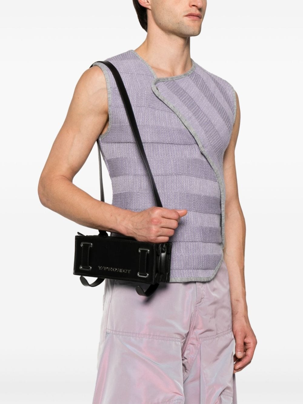mini accordion leather shoulder bag - 2