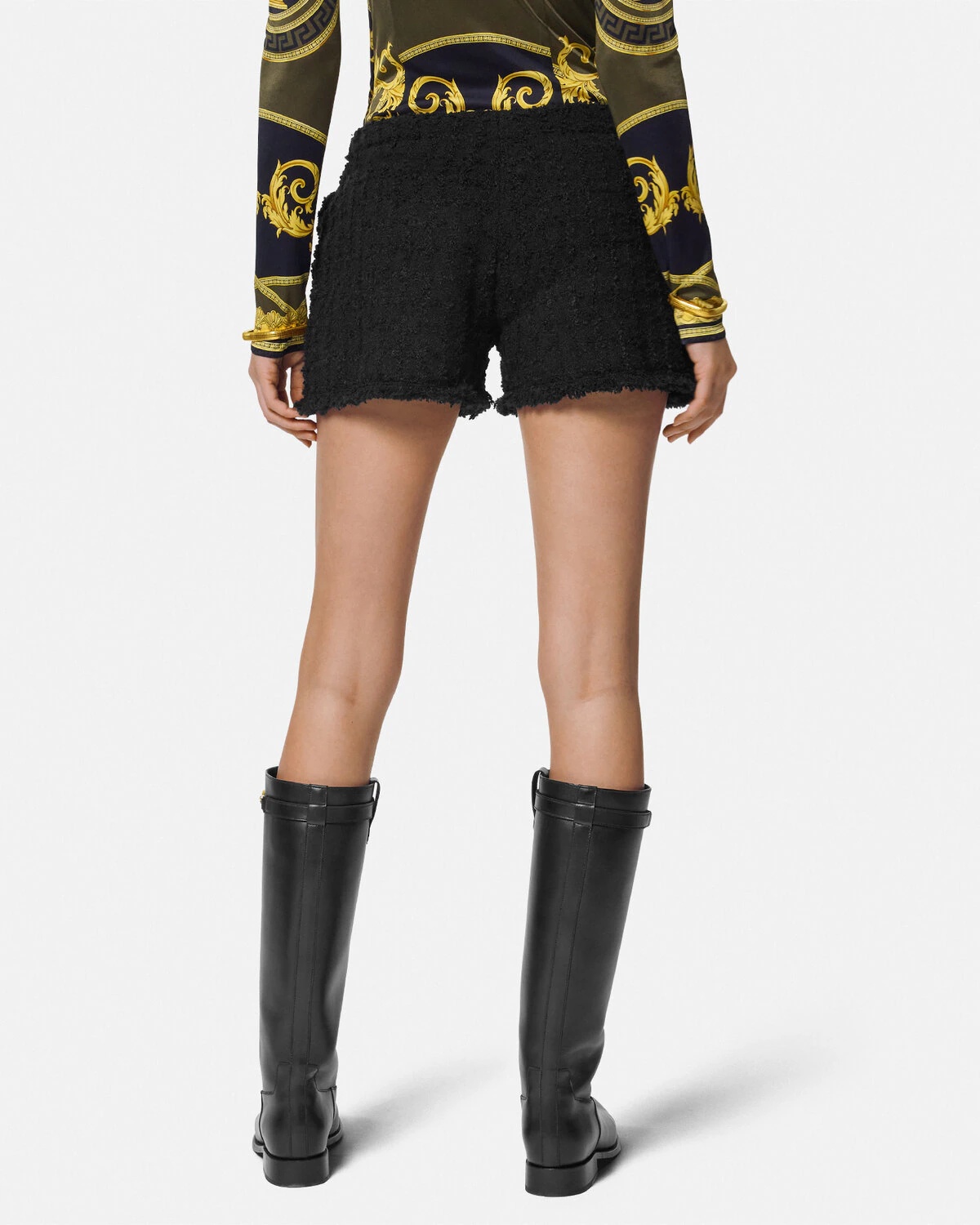 Heritage Tweed Mini Shorts - 5
