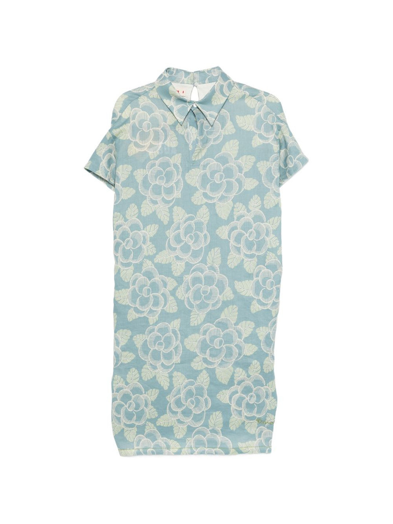 floral collar dress 1