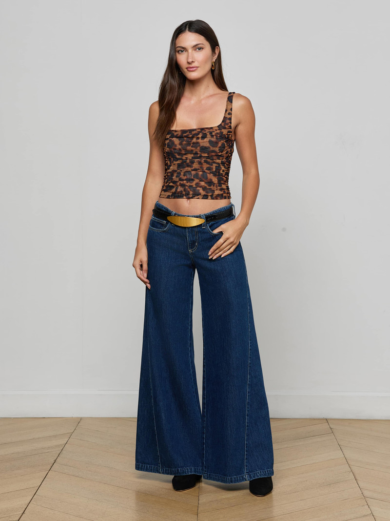 Rasha Shirred Mesh Tank 4