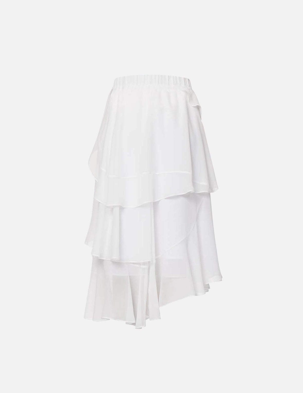 Asymmetric Layered Skirt - 2