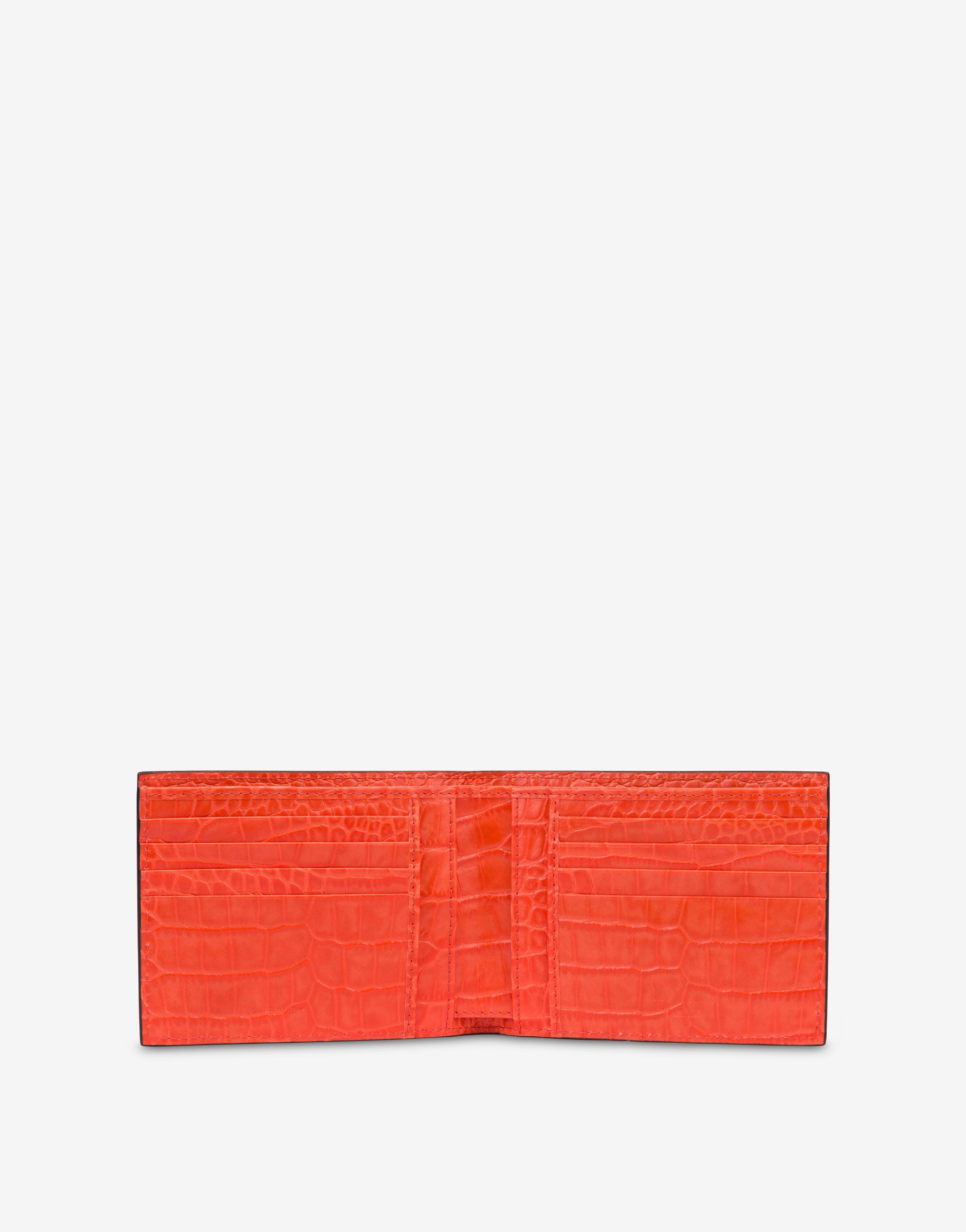 CROCODILE-PRINT FLAP WALLET - 3