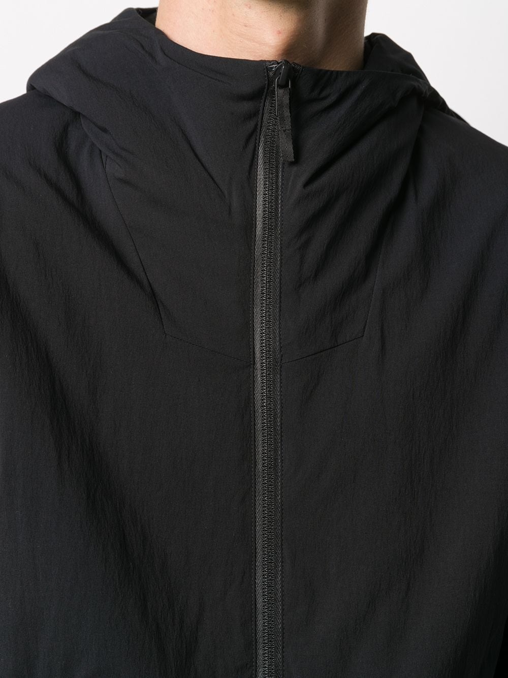 zipped parka coat - 5