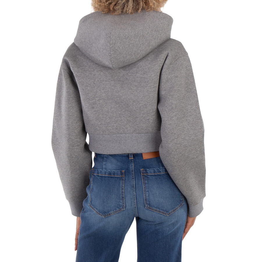 Victoria Beckham Cropped Structured Hoodie - 3