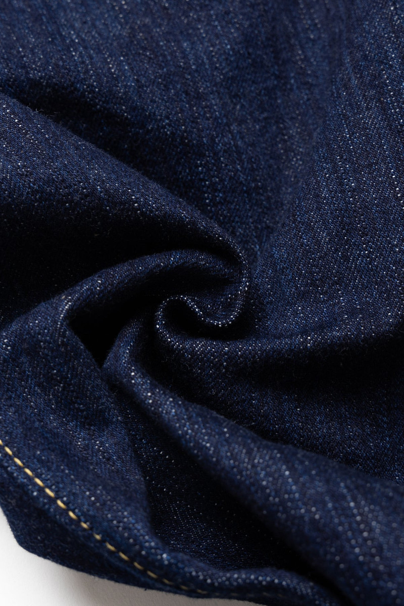 KS-15oz-003 15oz Kasuri Regular Straight Blue In Green Exclusive Version 13