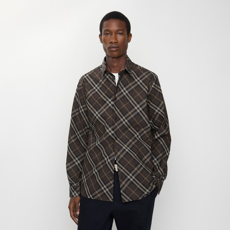Burberry Relaxed Fit Check Cotton Shirt outlook