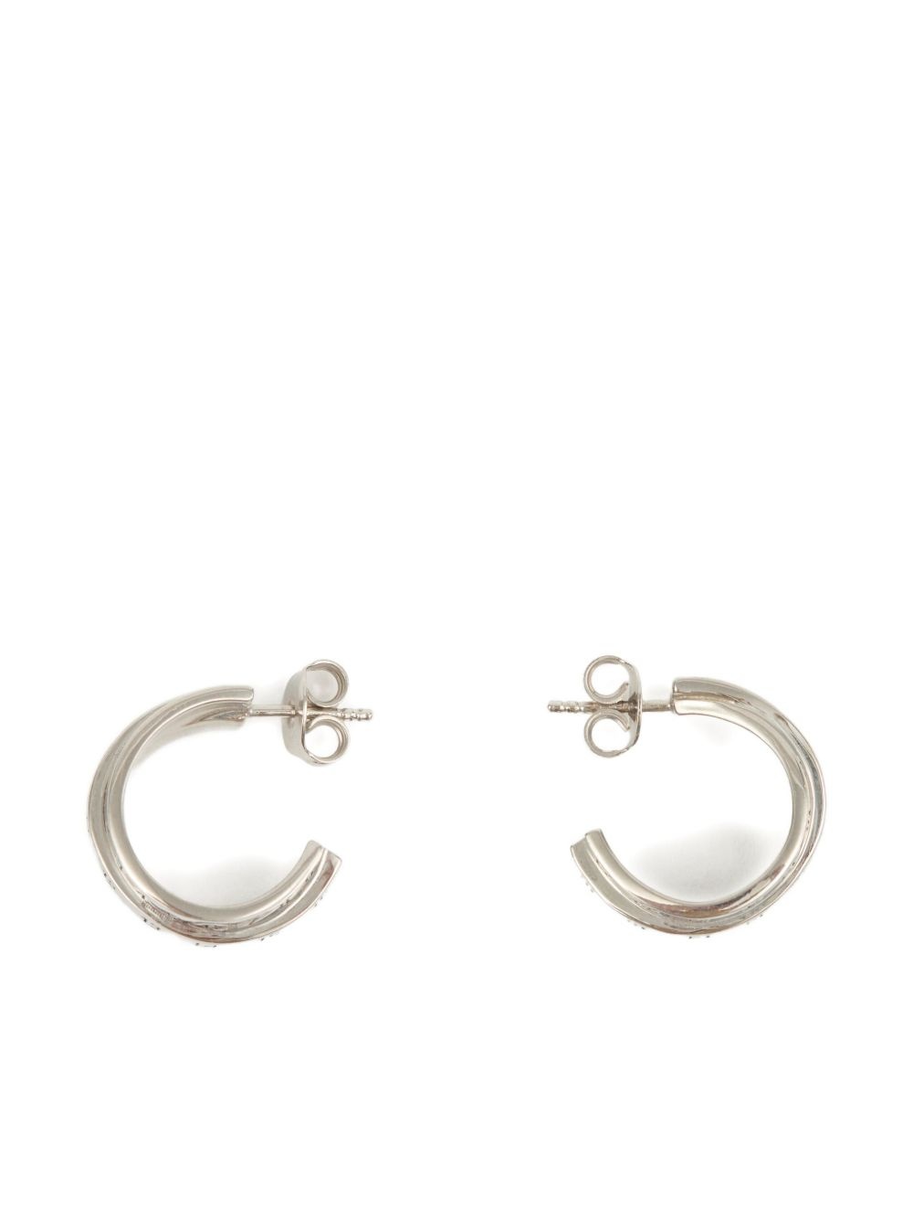 MM6 Maison Margiela logo earrings | REVERSIBLE
