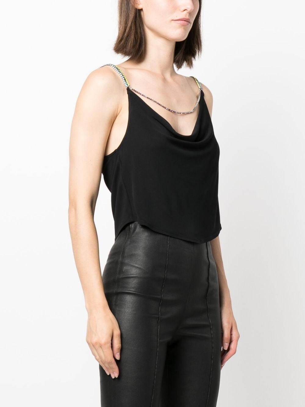 crystal-embellished sleeveless top - 3