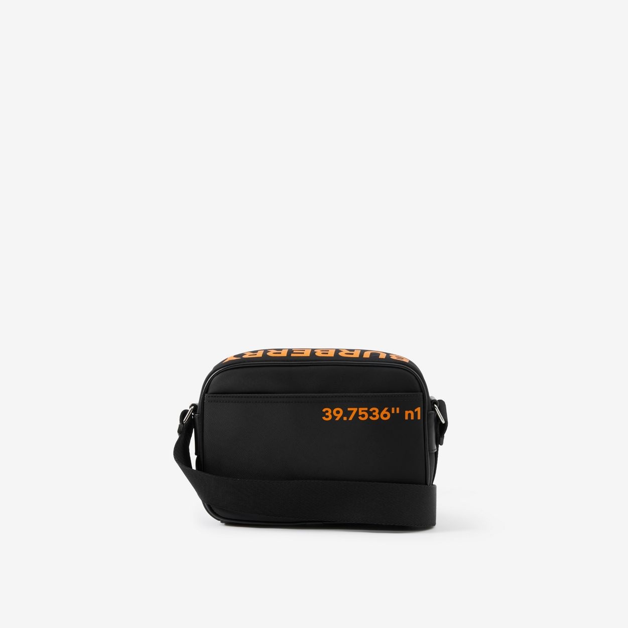 Coordinates Print Nylon Crossbody Bag - 3