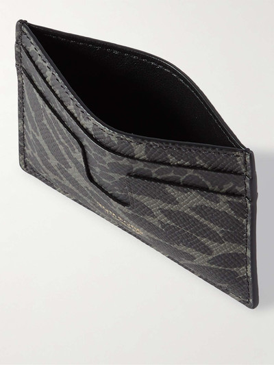 TOM FORD Printed Full-Grain Leather Cardholder outlook