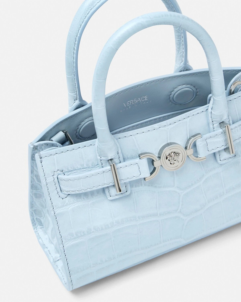 Croc-Effect Medusa '95 Mini Tote Bag 5