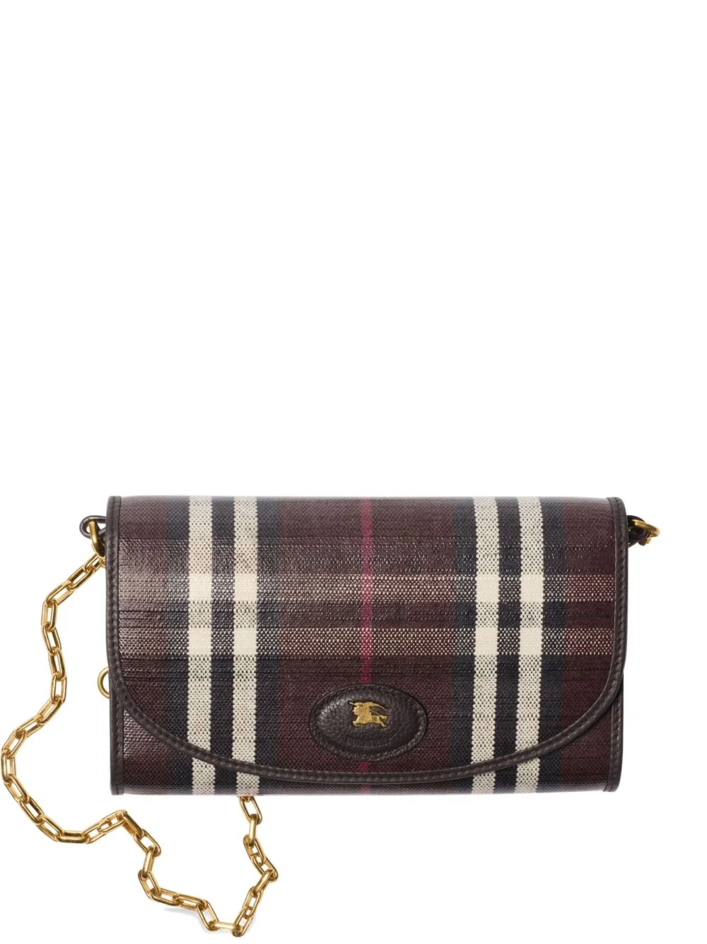 Highlands check-pattern chain wallet - 1