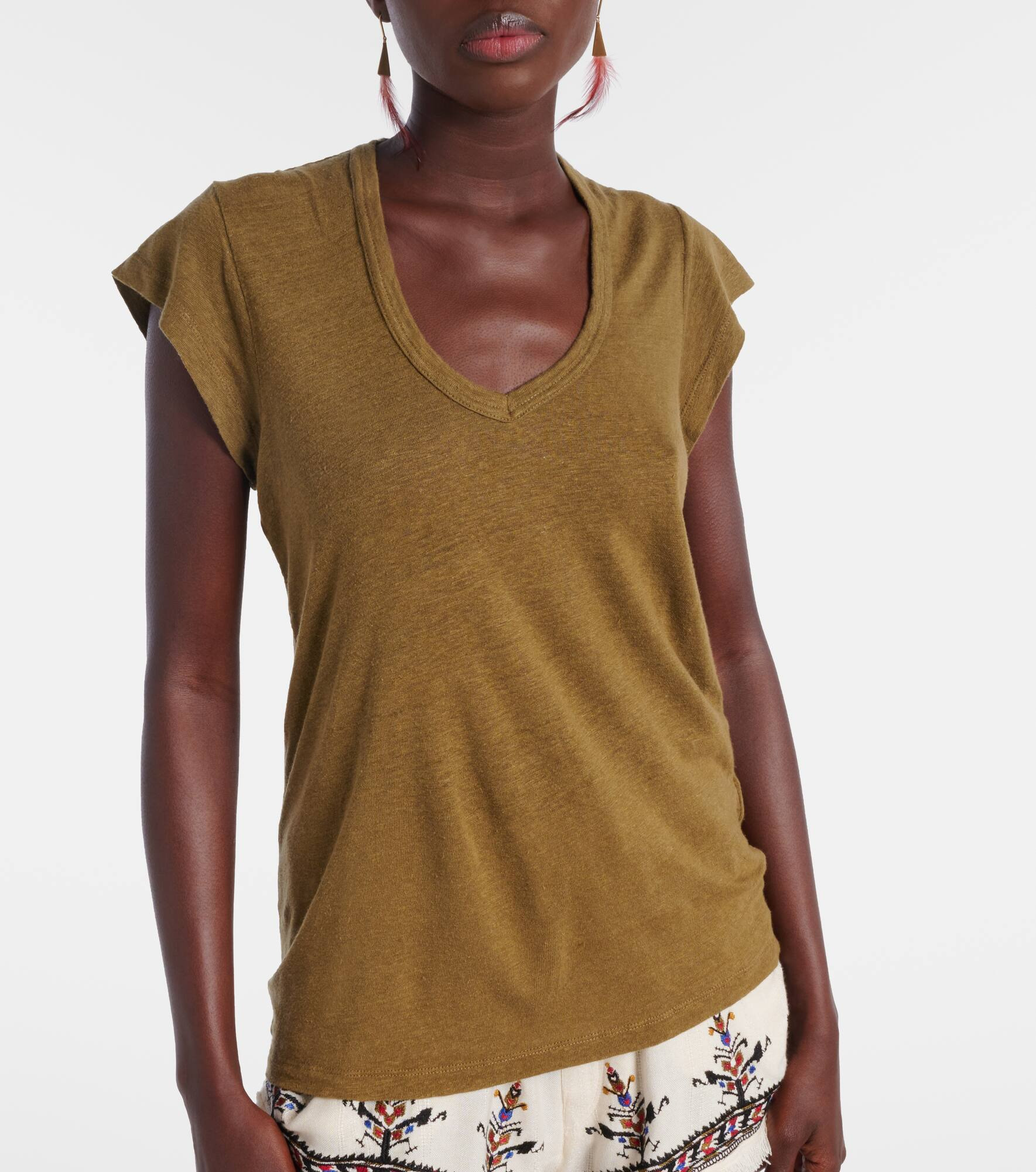 Linen T-shirt - 5