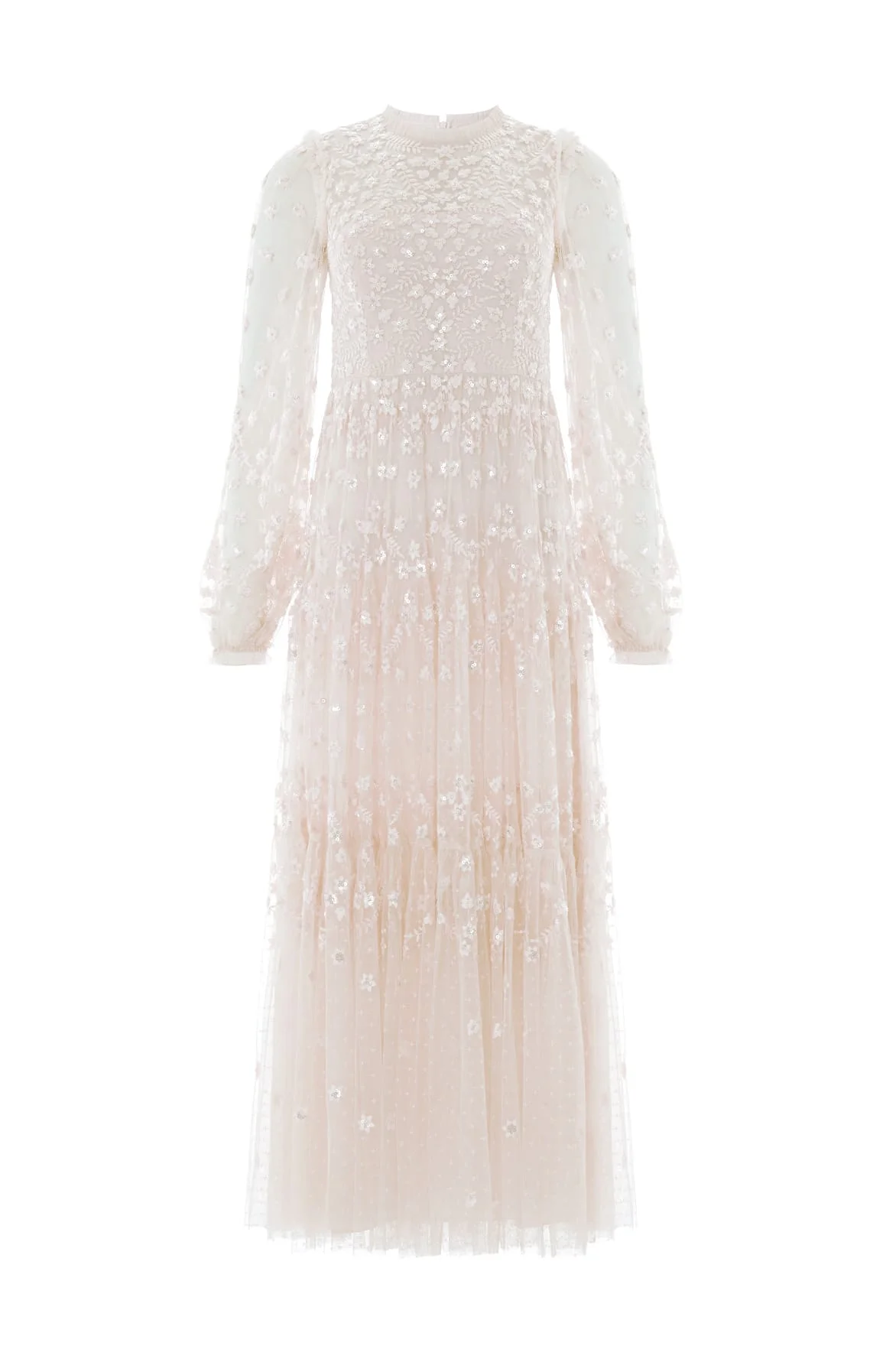 Clover Long Sleeve Ankle Gown - 1
