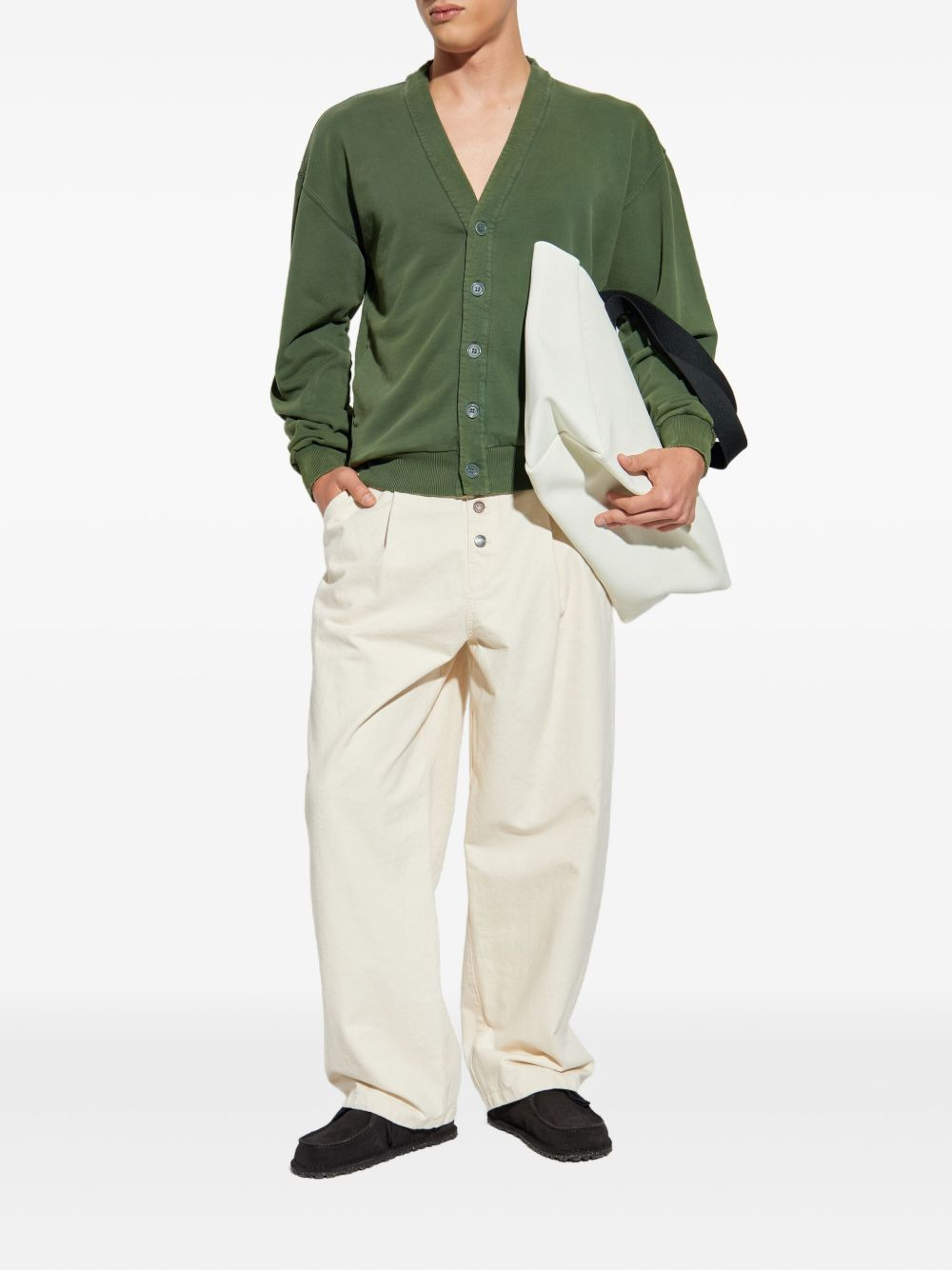 buttoned cotton jacket - 2