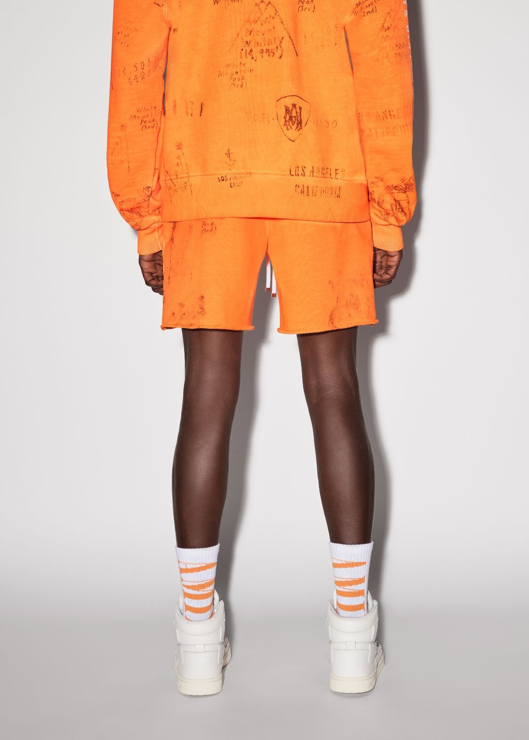 ARMY STENCIL SWEATSHORT - 4