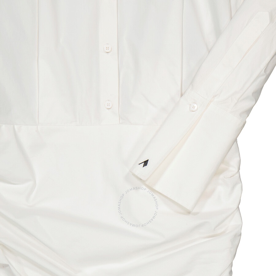 The Attico Ladies White Long-Sleeved Hatty Mini Dress - 7