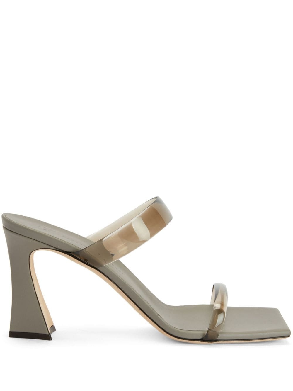 Flaminia Plexi 85mm open-toe mules - 1