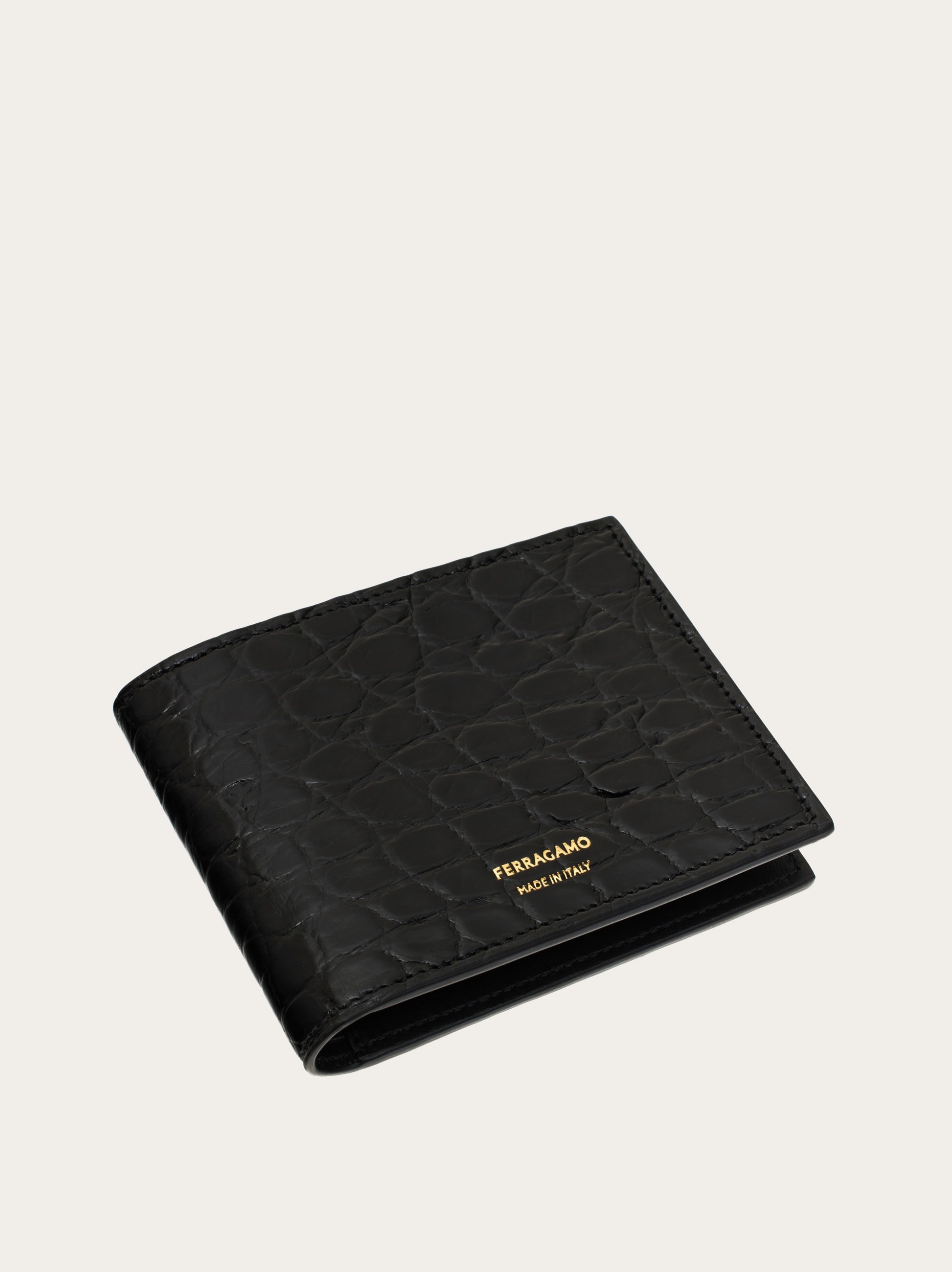 Crocodile leather wallet - 5
