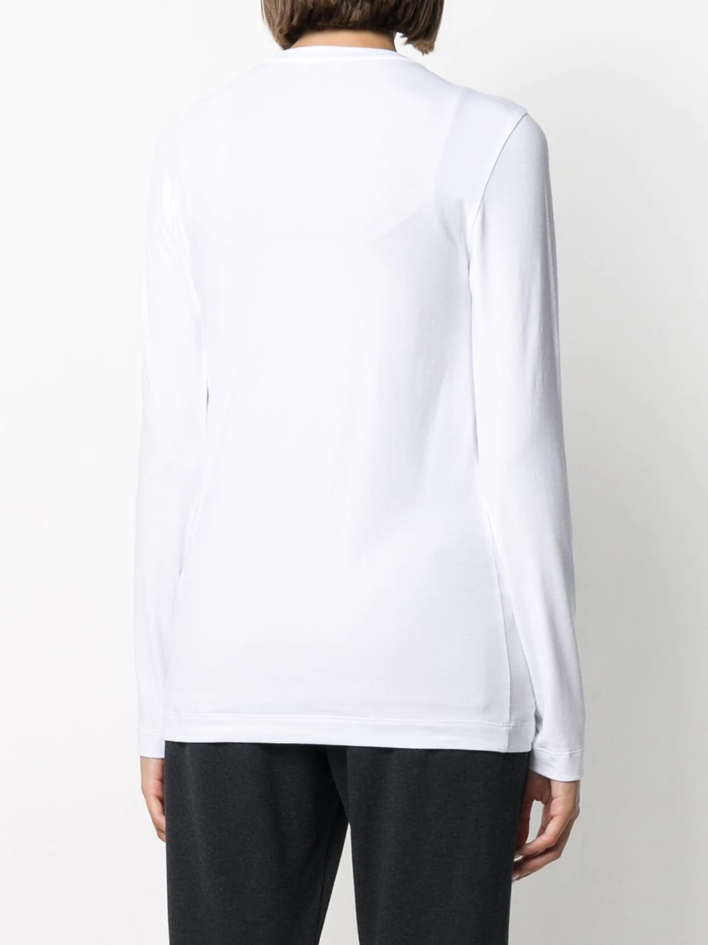 one pocket crew neck top - 4