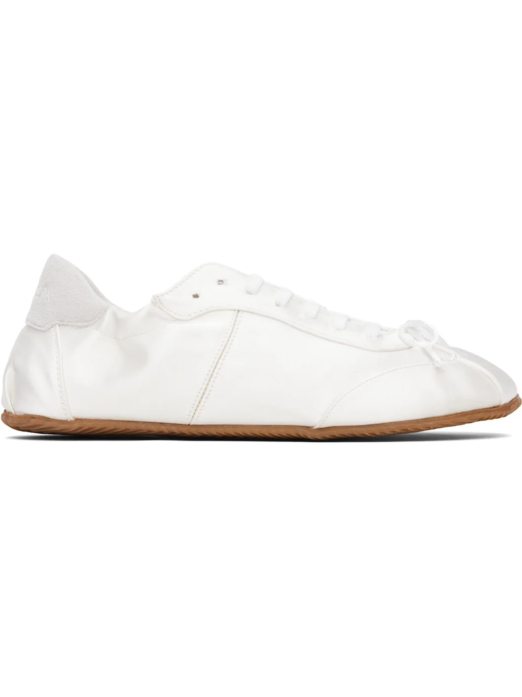 White Ballerina Sneakers - 1