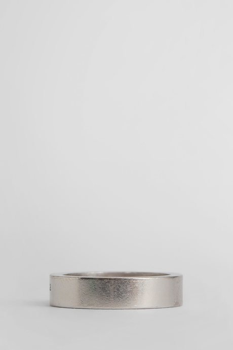 Maison margiela men's silver logo ring - 3