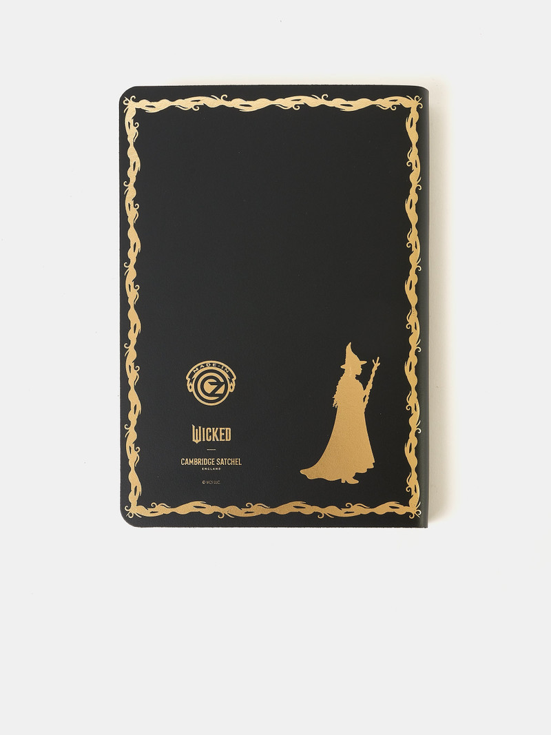 Cambridge Satchel The A5 Notebook - Black with Gold Foiling outlook
