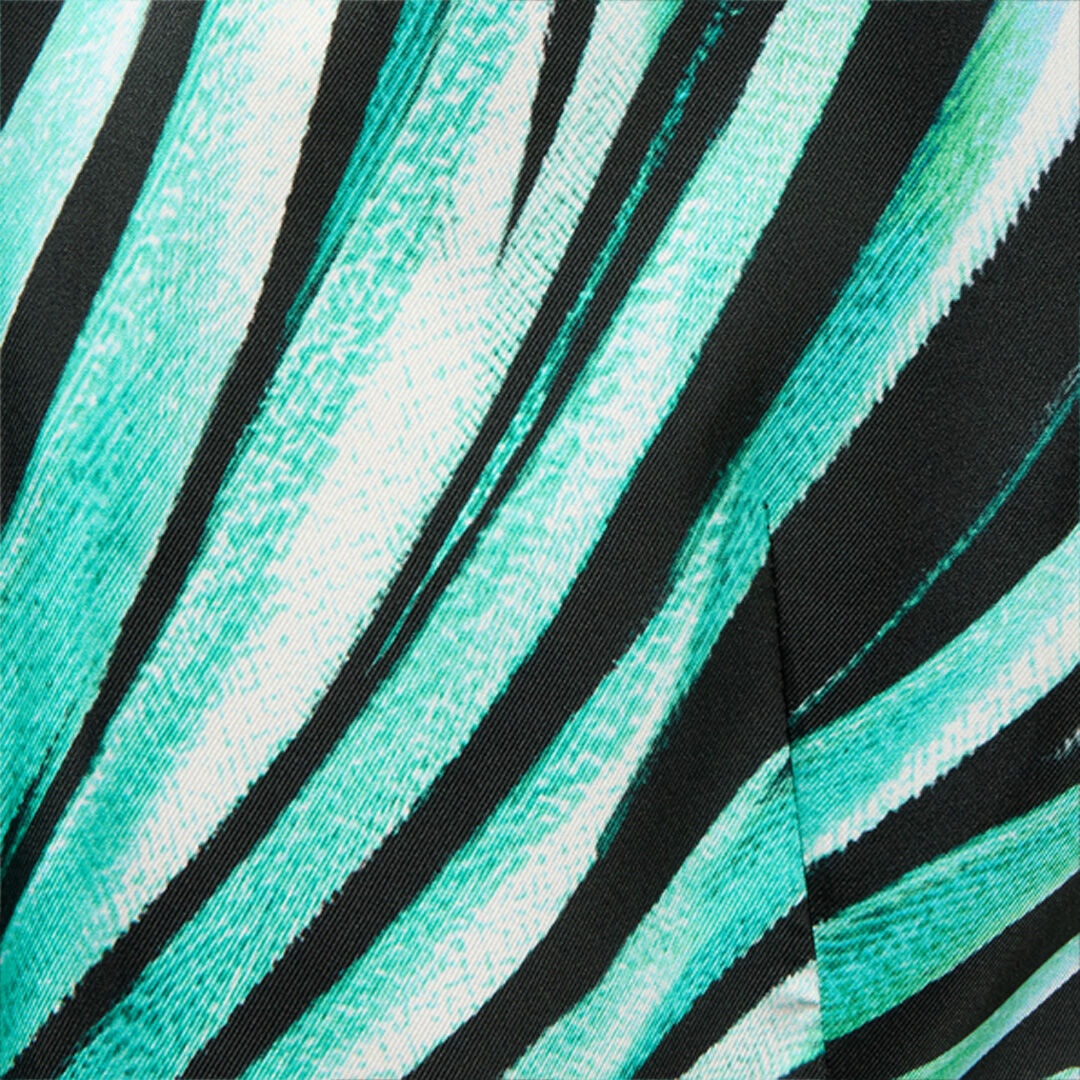 Ray Of Sea Print Silk Jacket - 5