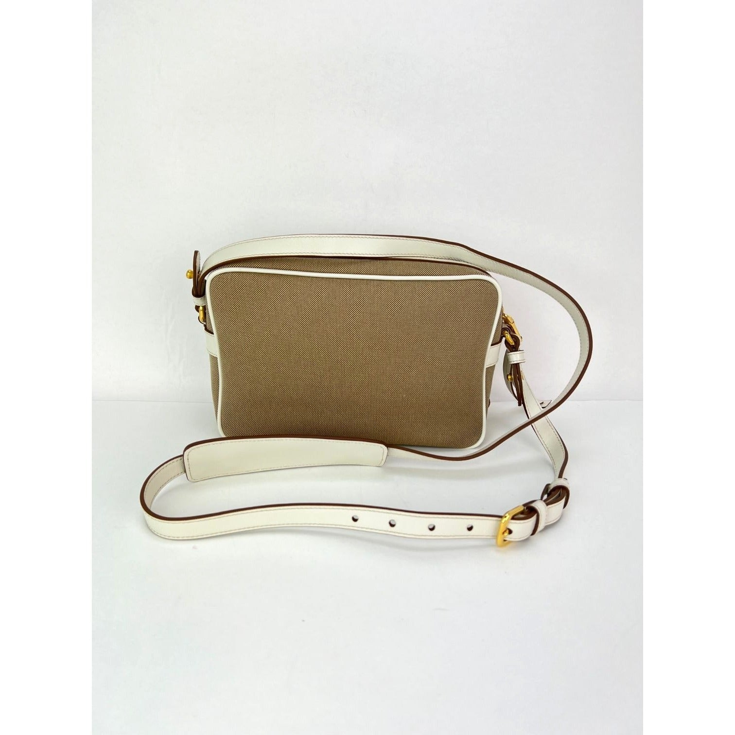 Prada Khaki Canvas Camera Crossbody Bag - 2