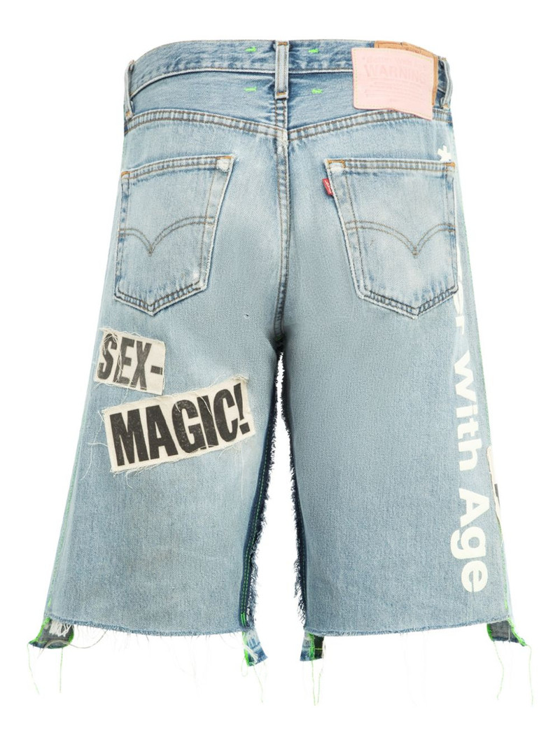 *Better With Age x Levi's 501 patchwork denim shorts outlook