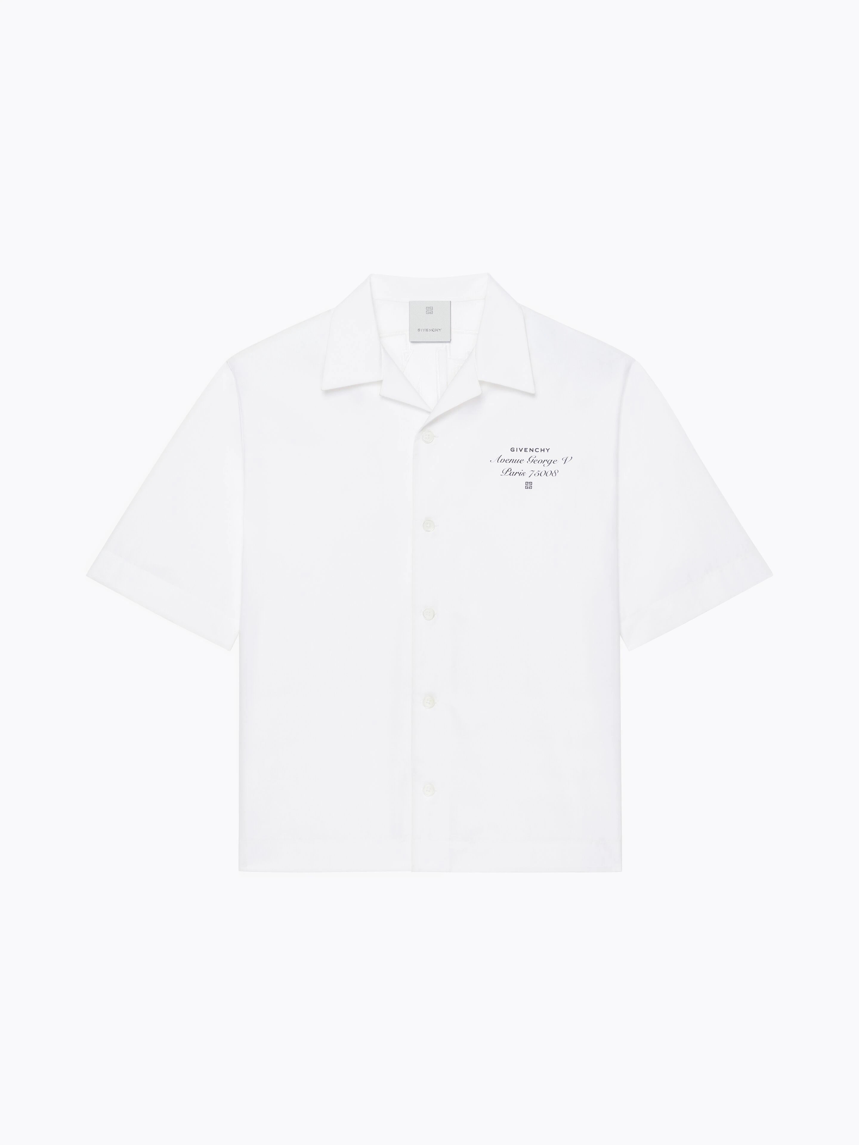 HAWAIIAN SHIRT IN GIVENCHY POPLIN - 1