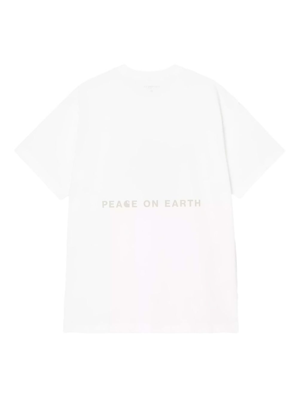 globe-print t-shirt - 2