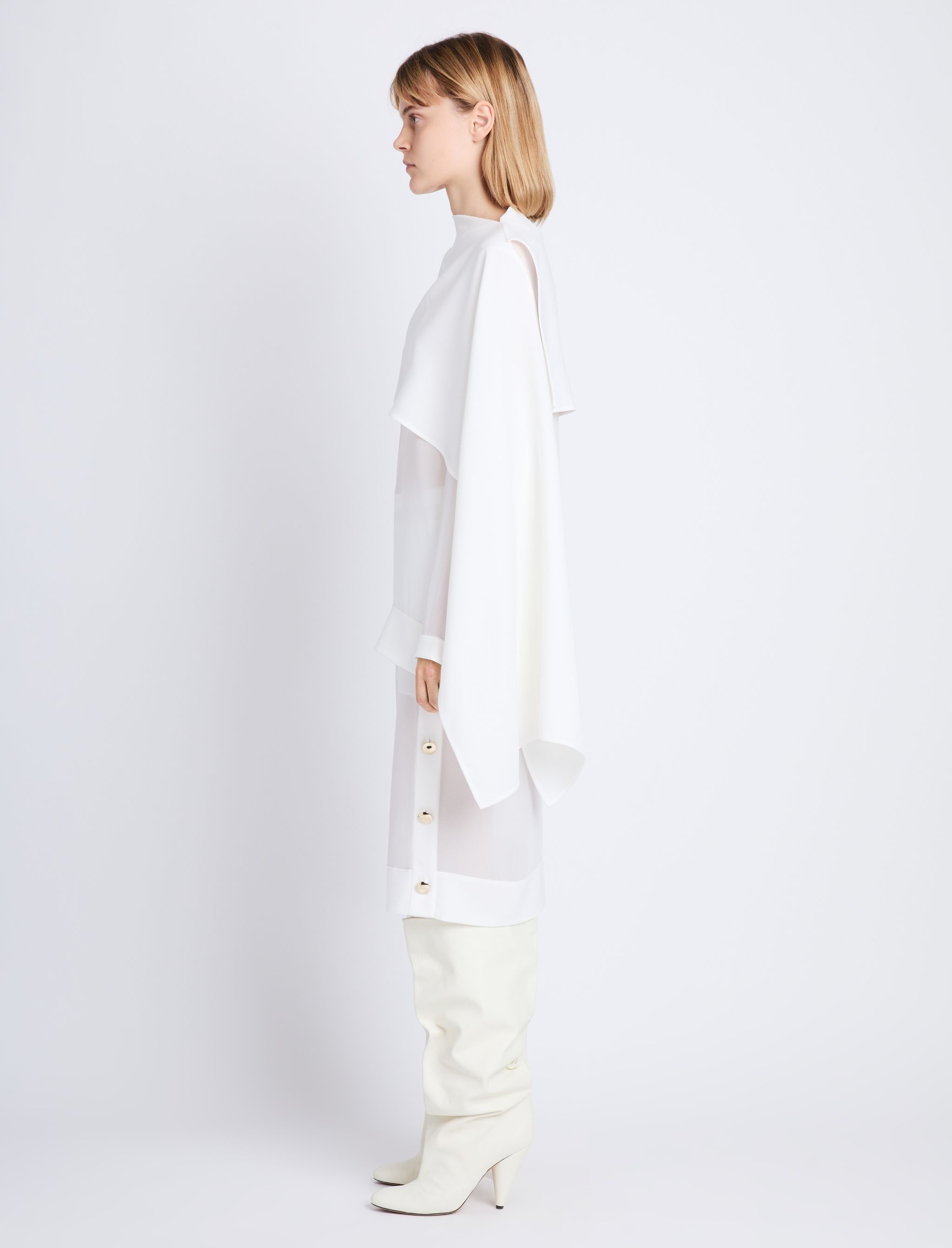 Technical Chiffon Top - 4