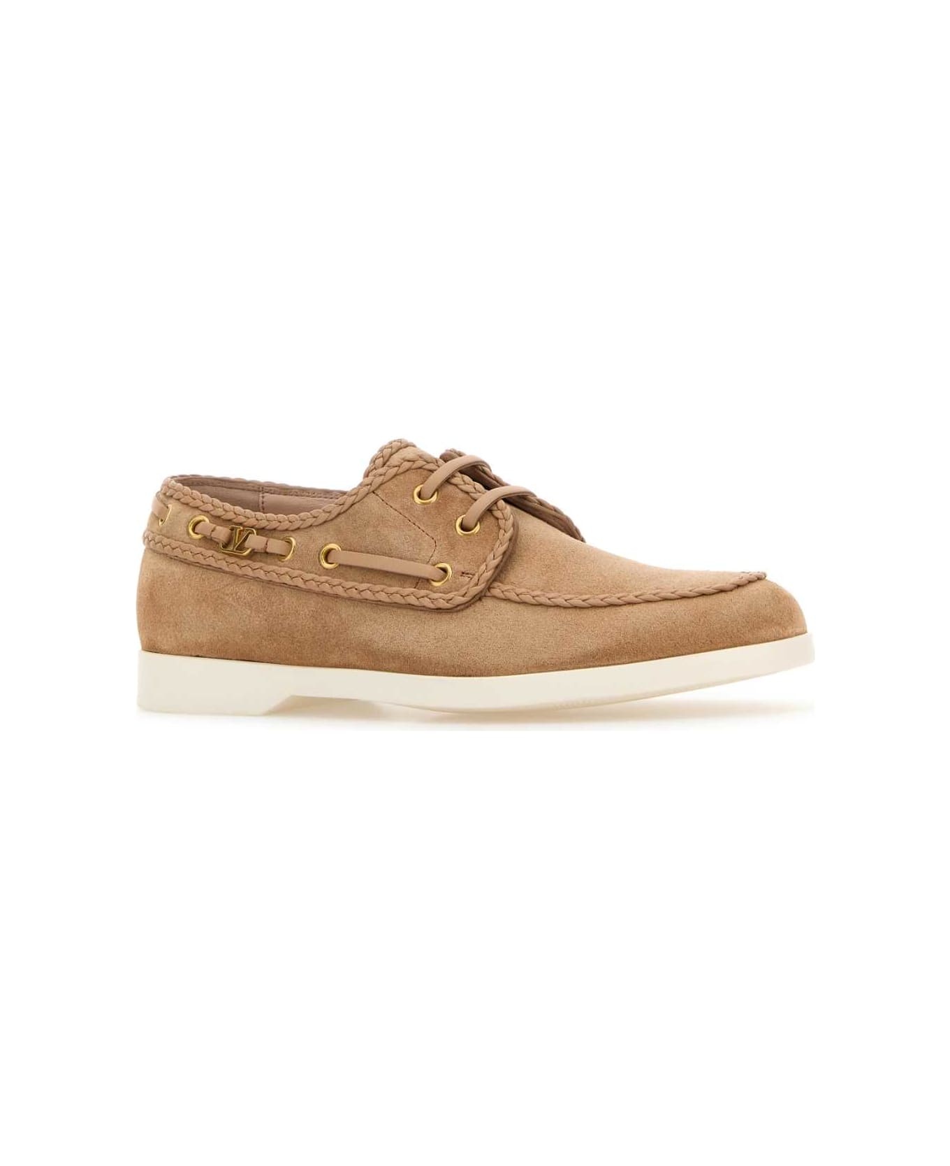 Skin Pink Suede Loafers - 2