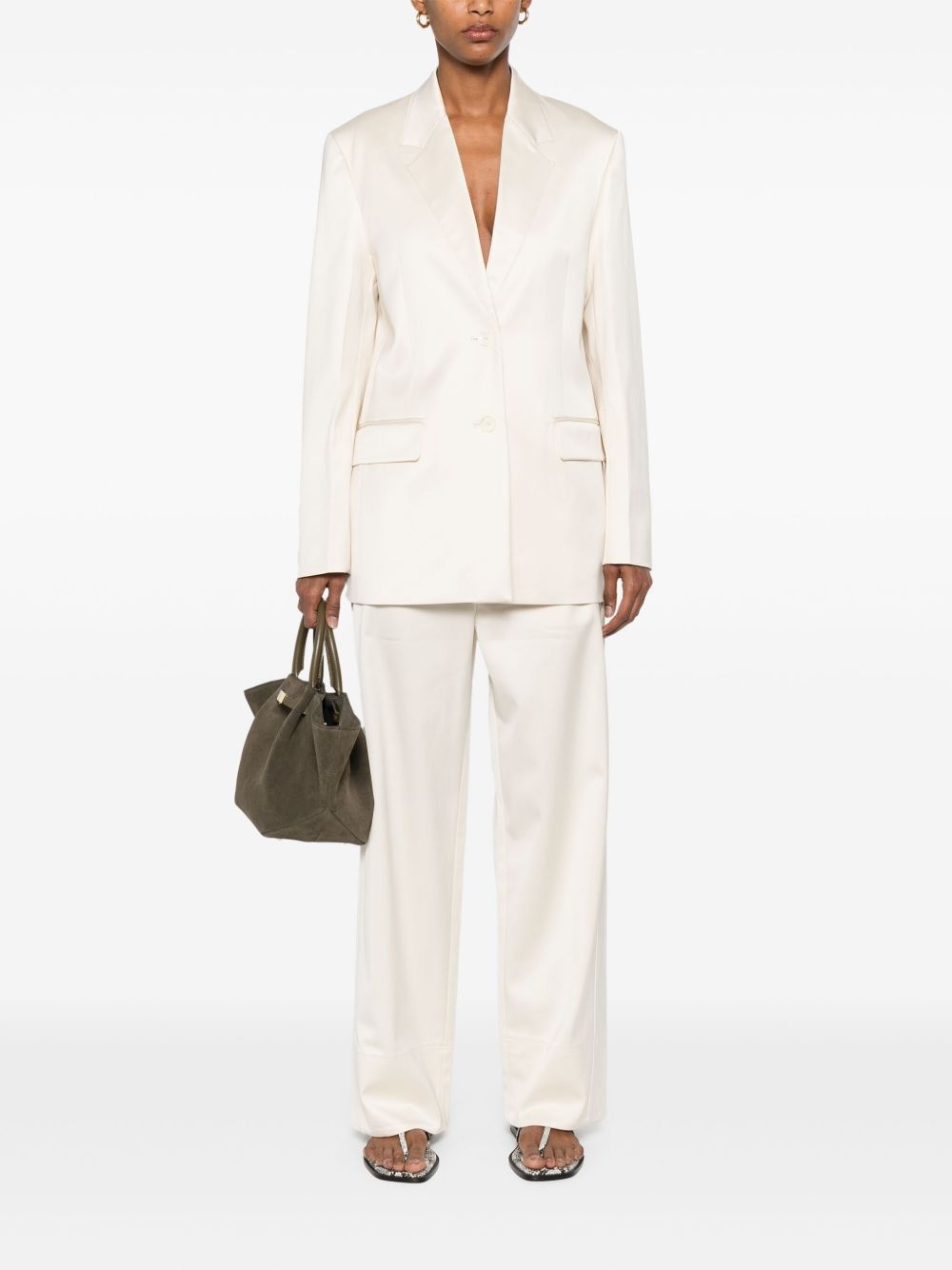 twisted-seam trousers - 2