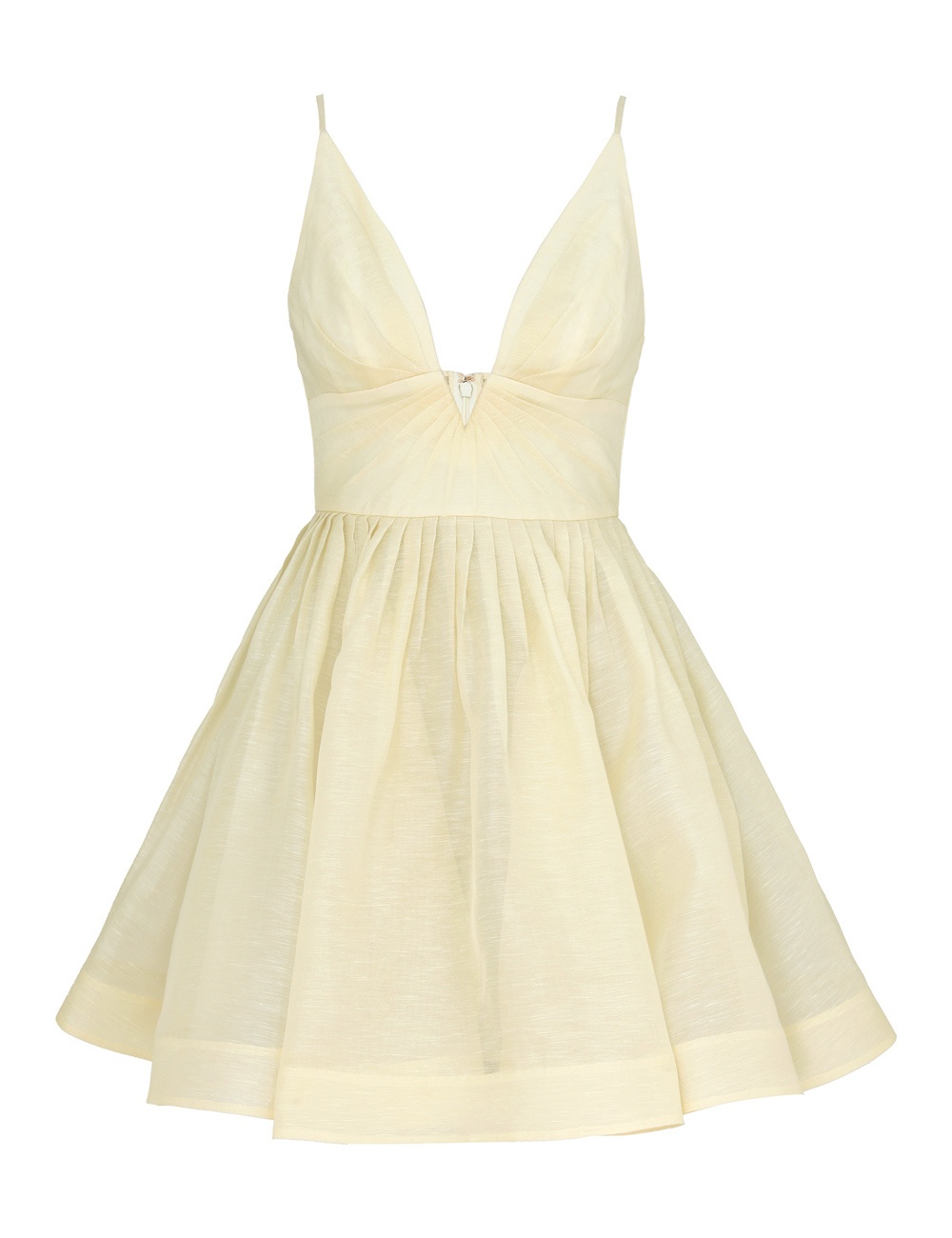 【Zimmermann】Vネック ラップ ミニドレス Zimmermann ILLUMINATE V NECK MINI DRESS | REVERSIBLE