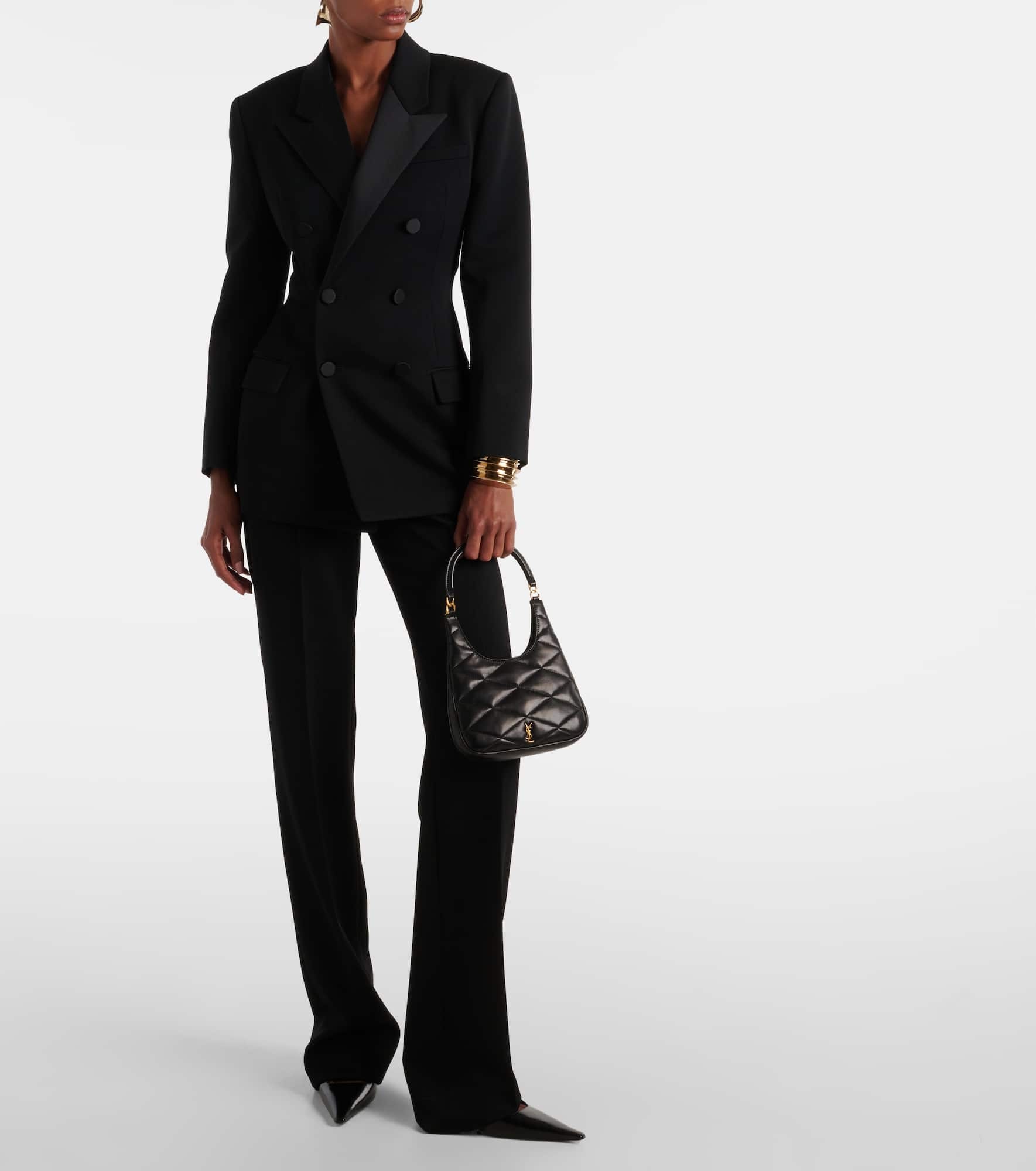 Wool grain de poudre blazer - 2