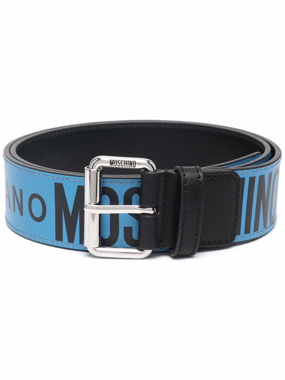 logo-print belt - 1