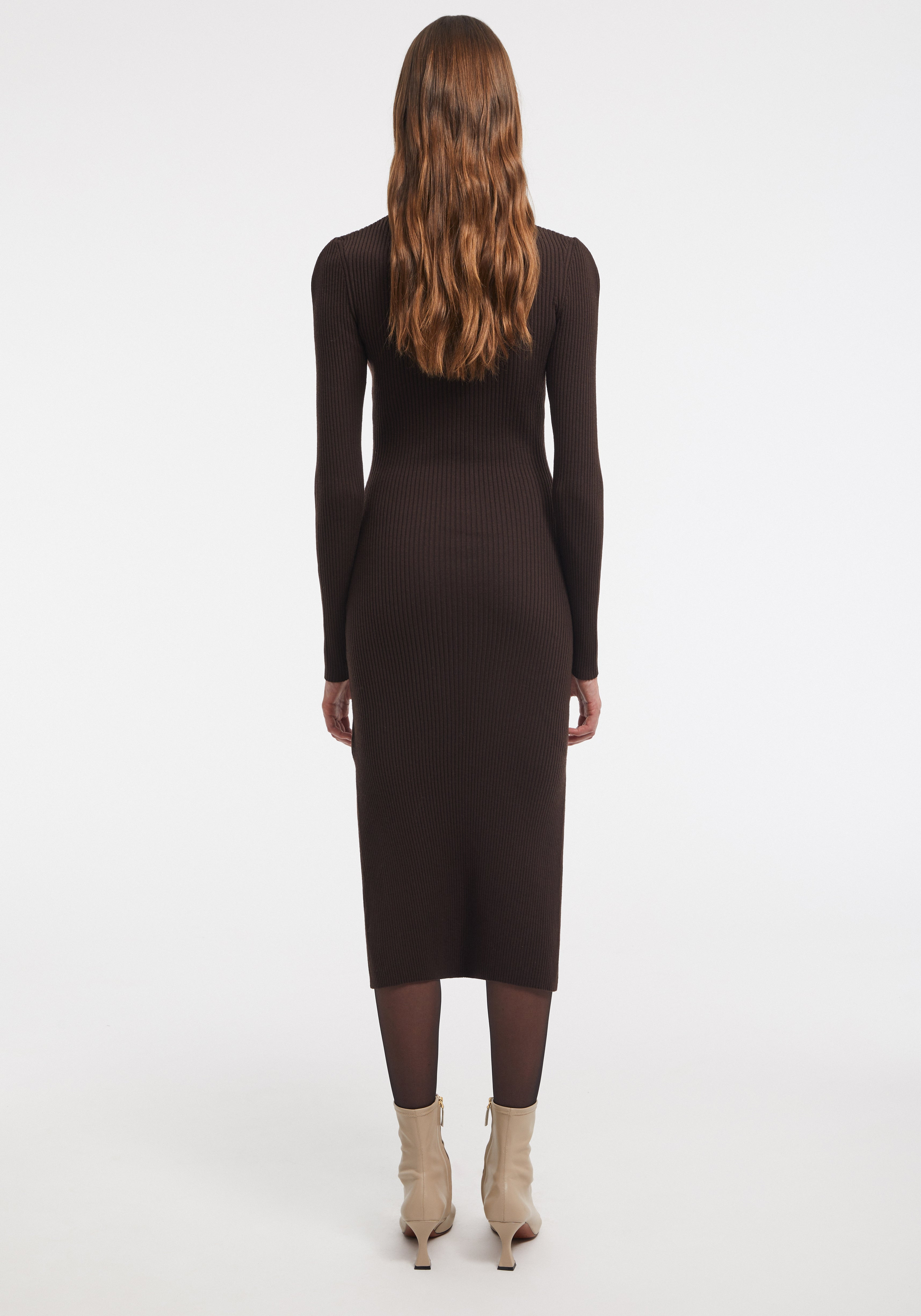 ARLA
Merino ribbed polo dress - 4