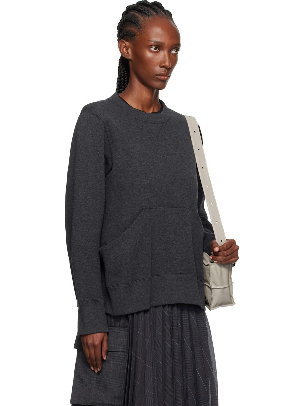Gray Sponge Sweatshirt - 2