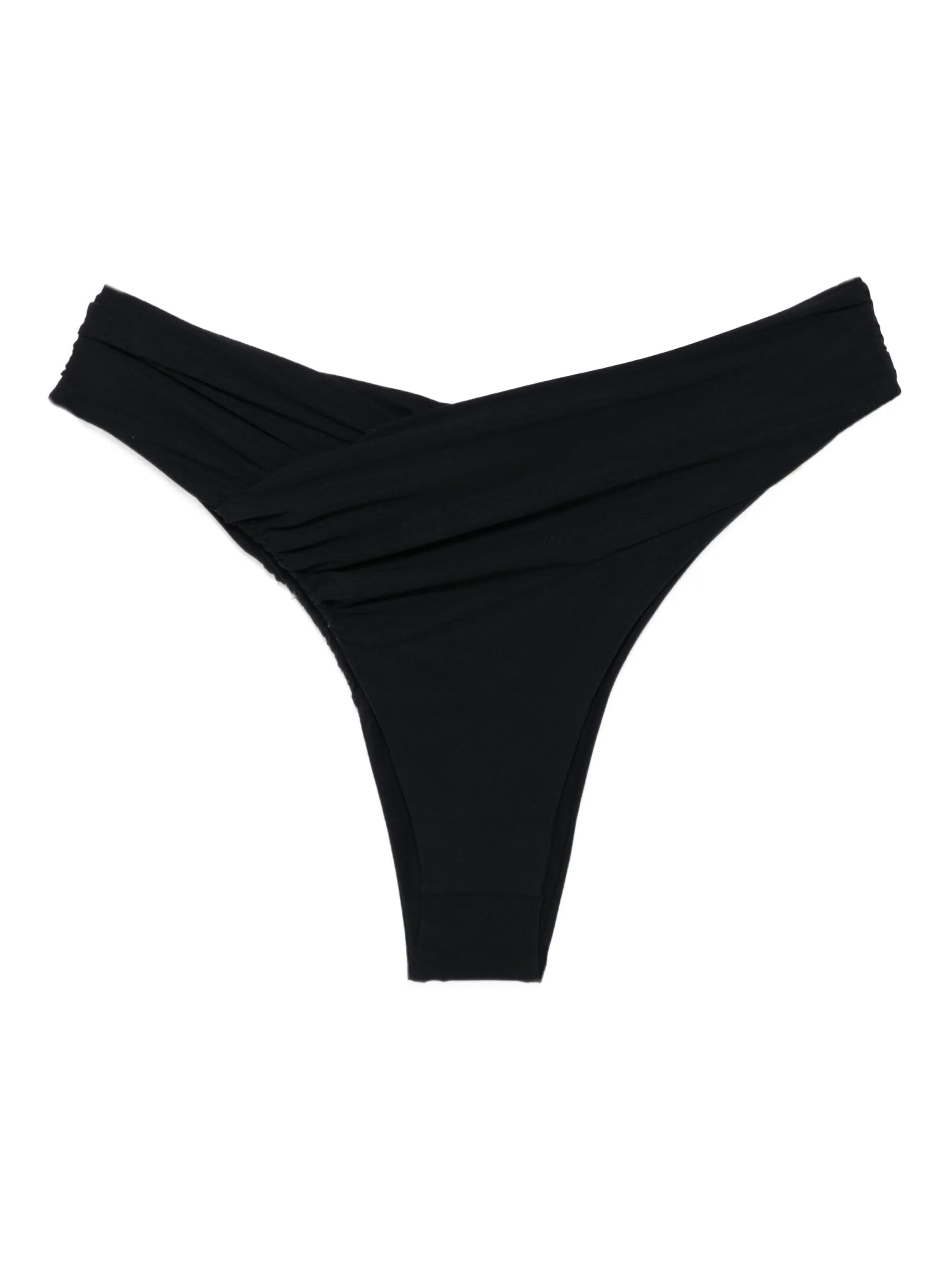 draped bikini bottom - 1