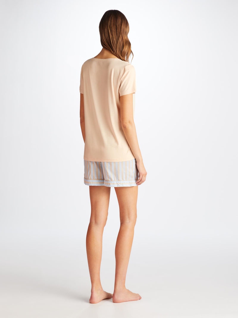 Women's T-Shirt Lara Micro Modal Stretch Cream - 4