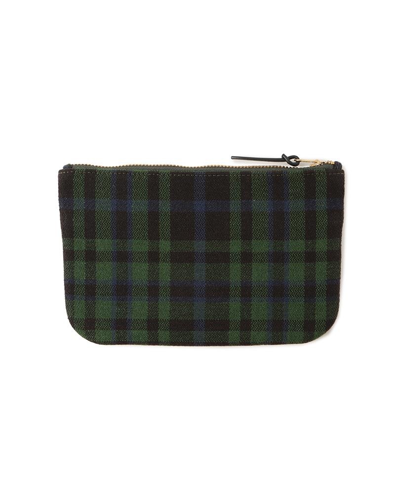 TRAVEL POUCH BUFFALO CHECK GREEN - 2