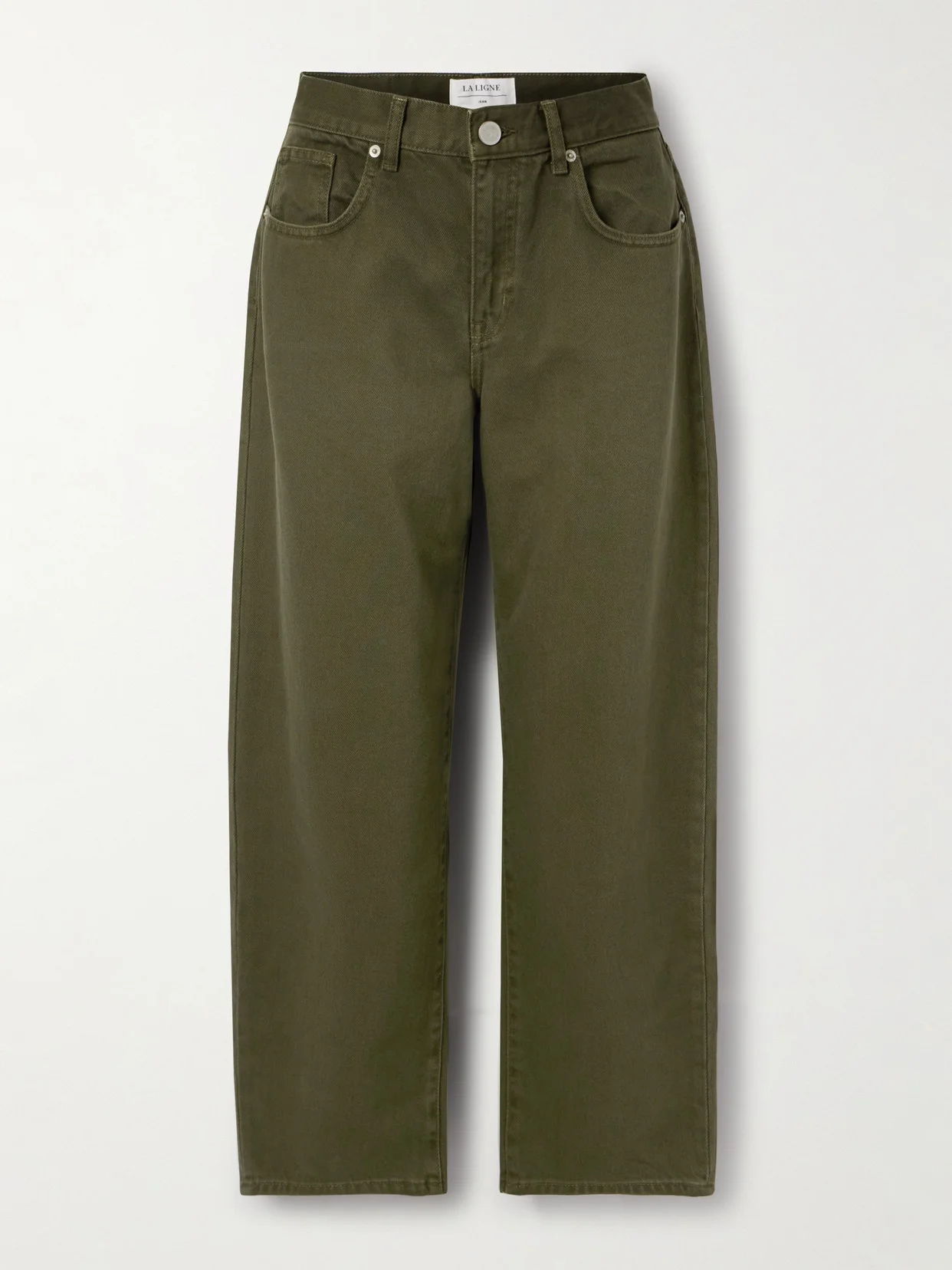 Marilyn Cotton-twill Wide-leg Pants - 1