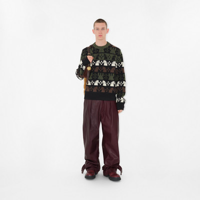 Burberry Chess Wool Blend Sweater outlook