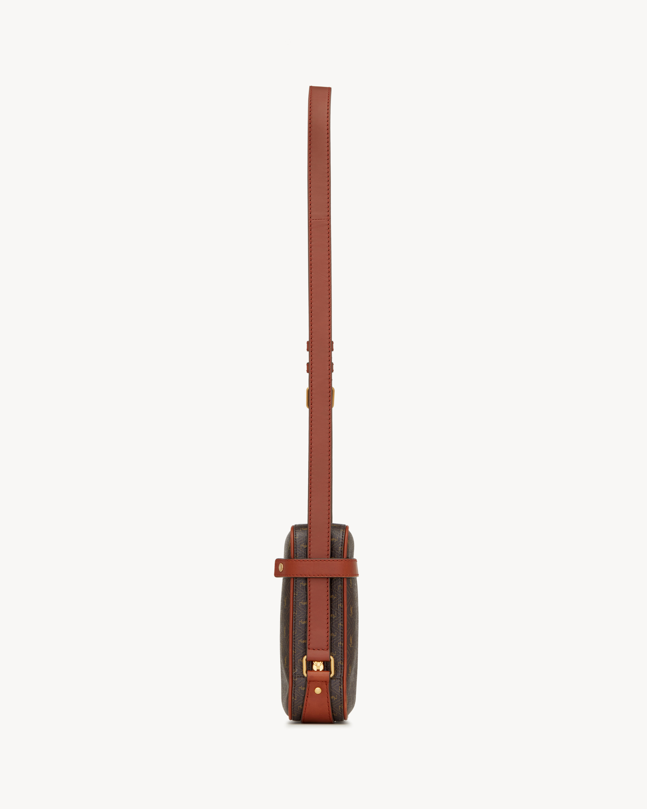 LE MONOGRAMME CROSSBODY POUCH IN CASSANDRE CANVAS AND SMOOTH LEATHER - 3
