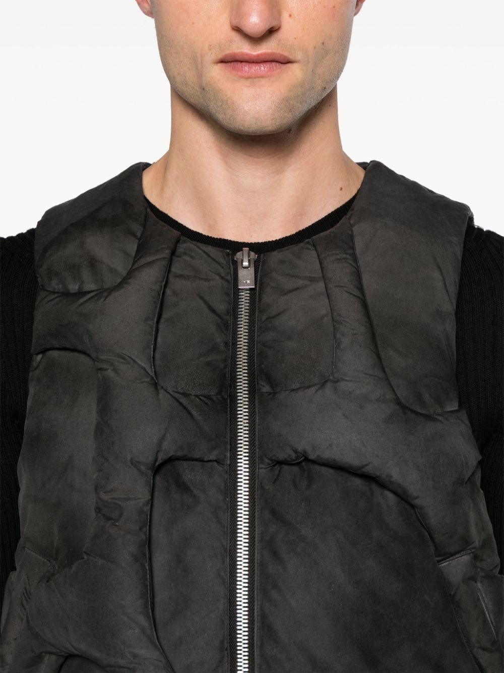 Diffusion panelled down gilet - 5