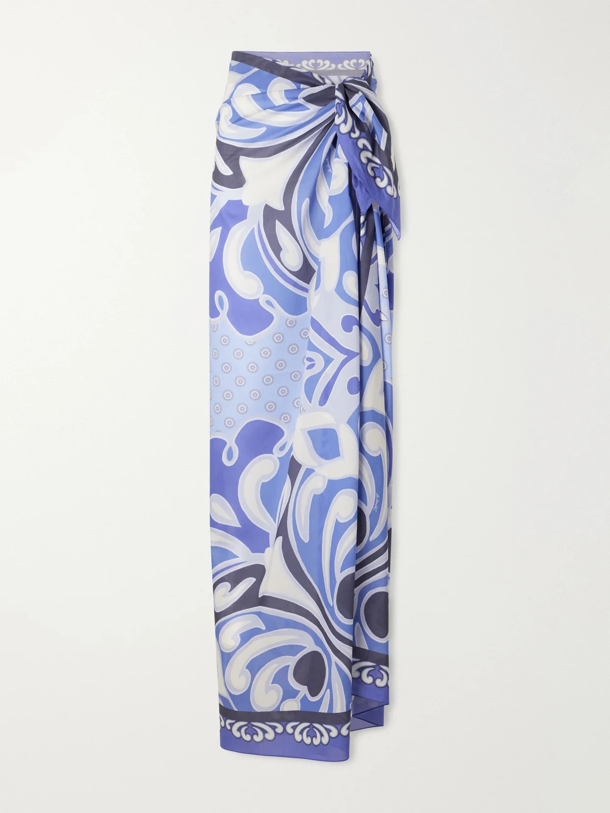 Printed Cotton-voille Pareo - 1