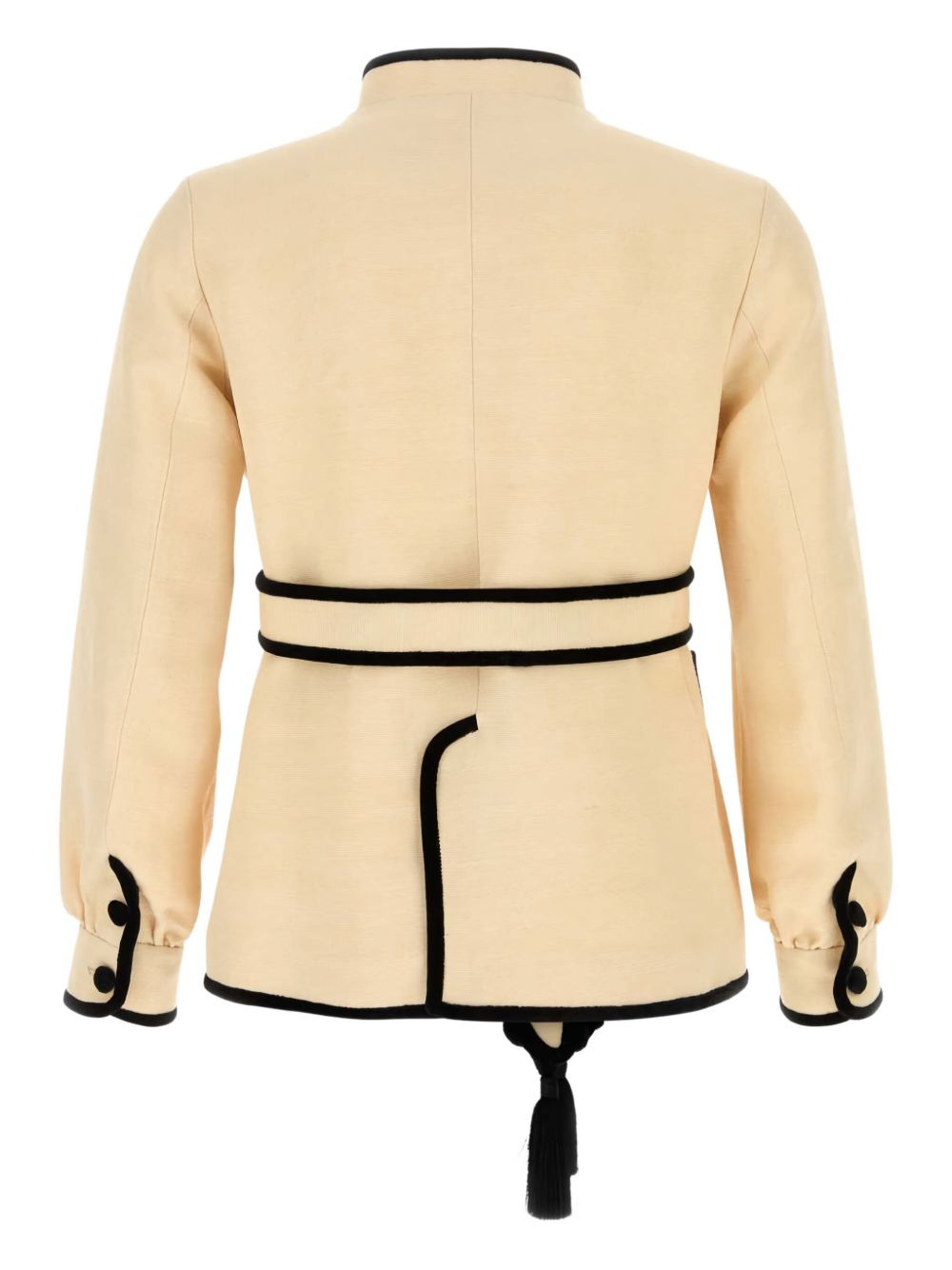 logo-embroidered blazer - 2